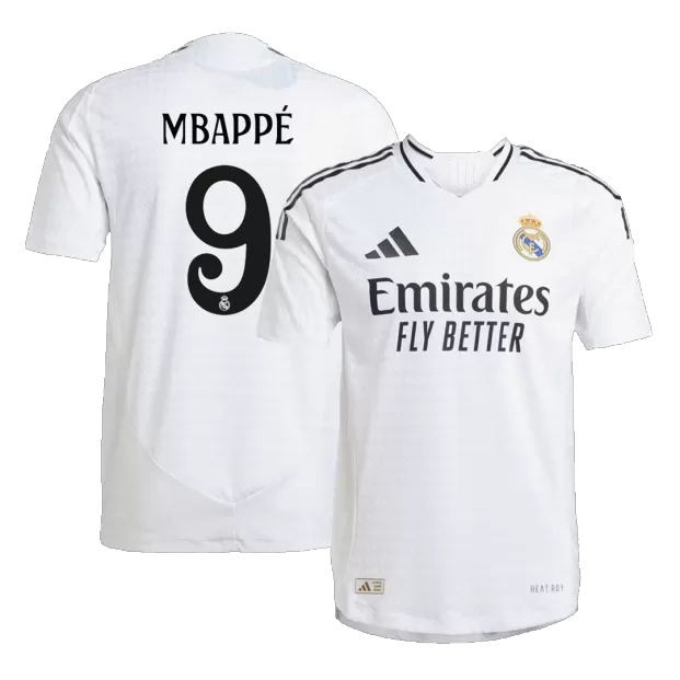 Real Madrid Home Mbáppe #9 Jersey 24/25