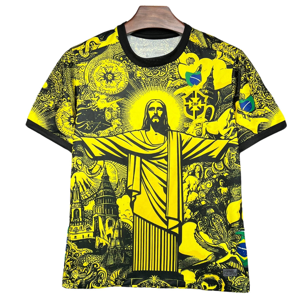 Brazil Yellow Special Lord Jesus Christ Jersey 23/24