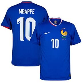 Mbappé #10 France Home Euro 2024
