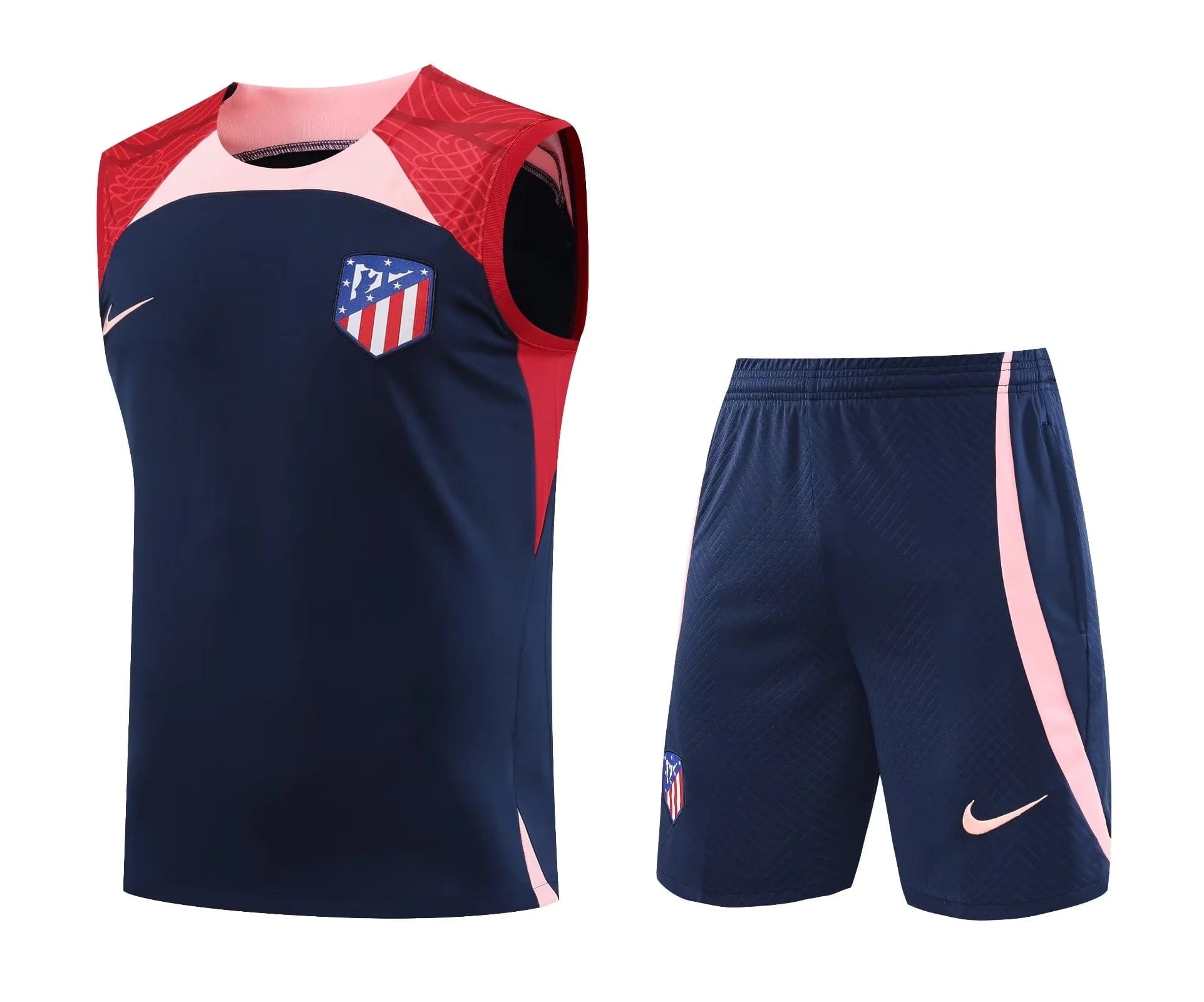 Atletico Madrid Sleeveless Training Kit 23/24 - Blue/Red