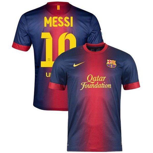 Messi #10 Barcelona Home Jersey 2012/13