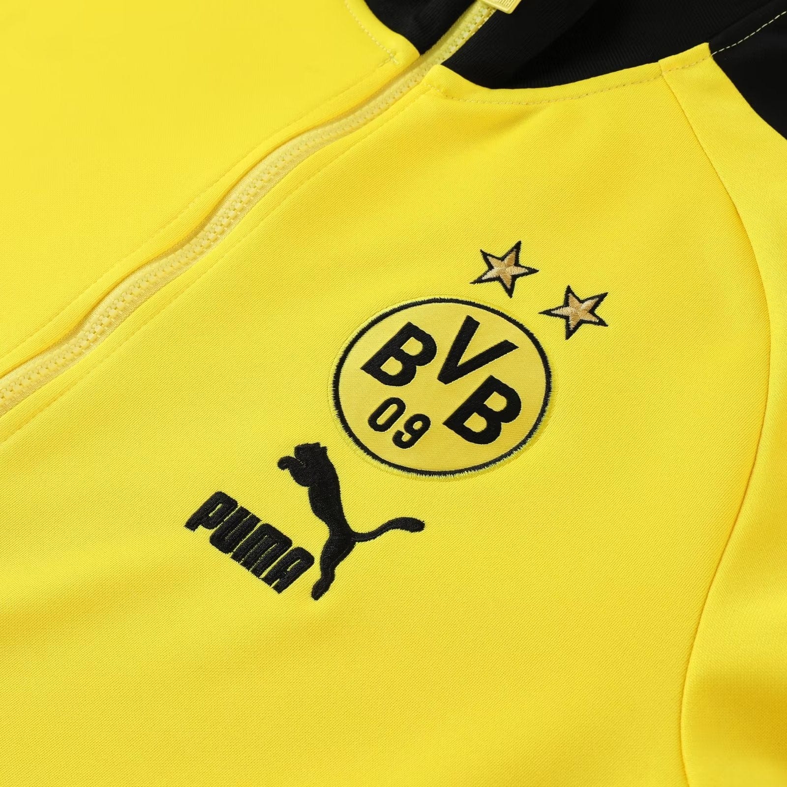 Borussia Dortmund 23/24 Full Zipper Yellow/Black Tracksuit