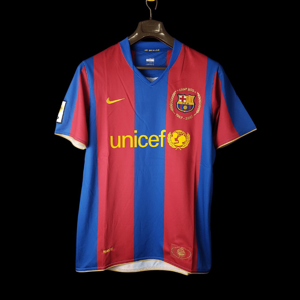Retro FC Barcelona Home 2007/2008 Jersey