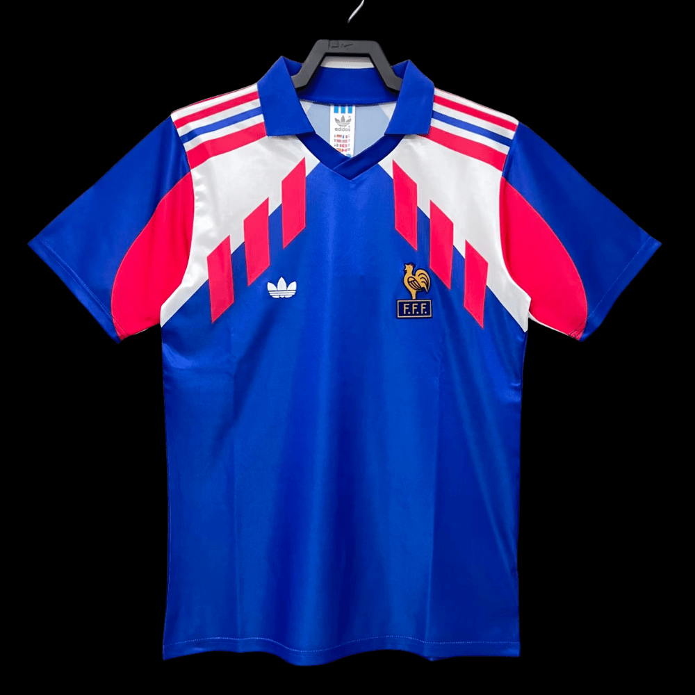 Retro France 1990 Home Jersey