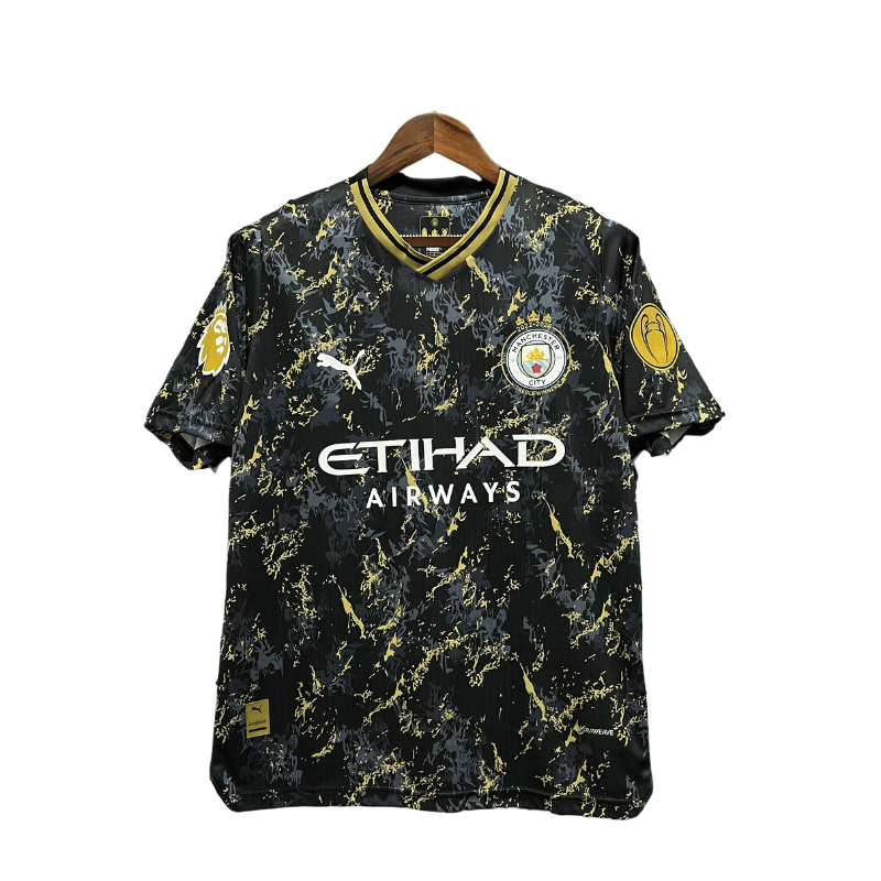 Manchester City Black Gold Special Edition Jersey 23/24
