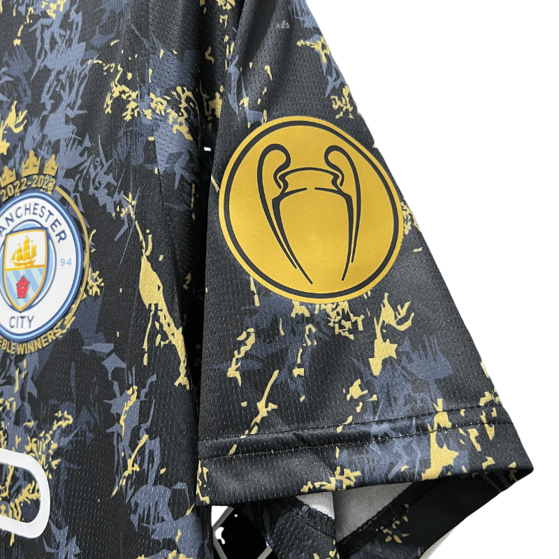 Manchester City Black Gold Special Edition Jersey 23/24