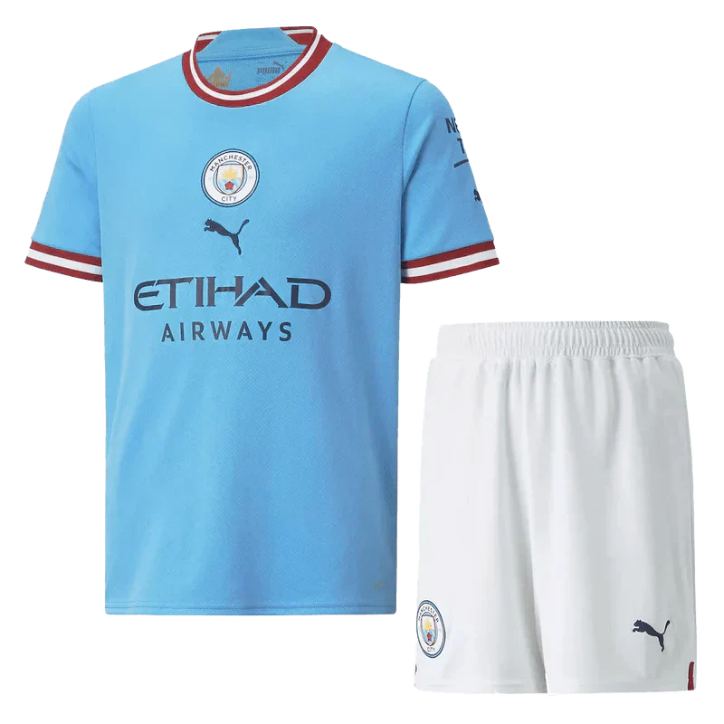 Manchester City Home Kit 22/23 - Kids