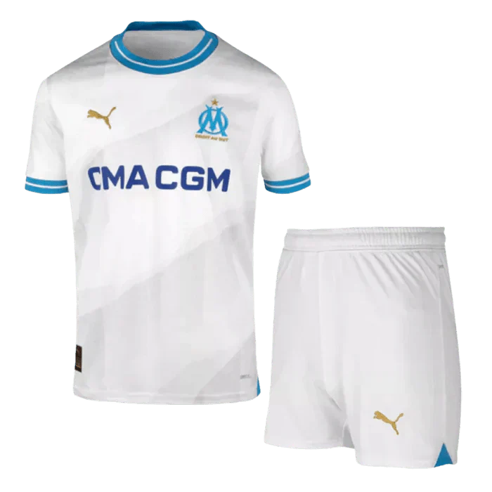 Olympique Marseille Home Kit 23/24 - Kids