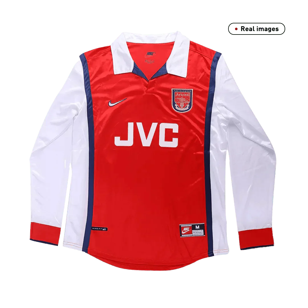 Retro Arsenal 1998/99 Home Jersey Long Sleeve
