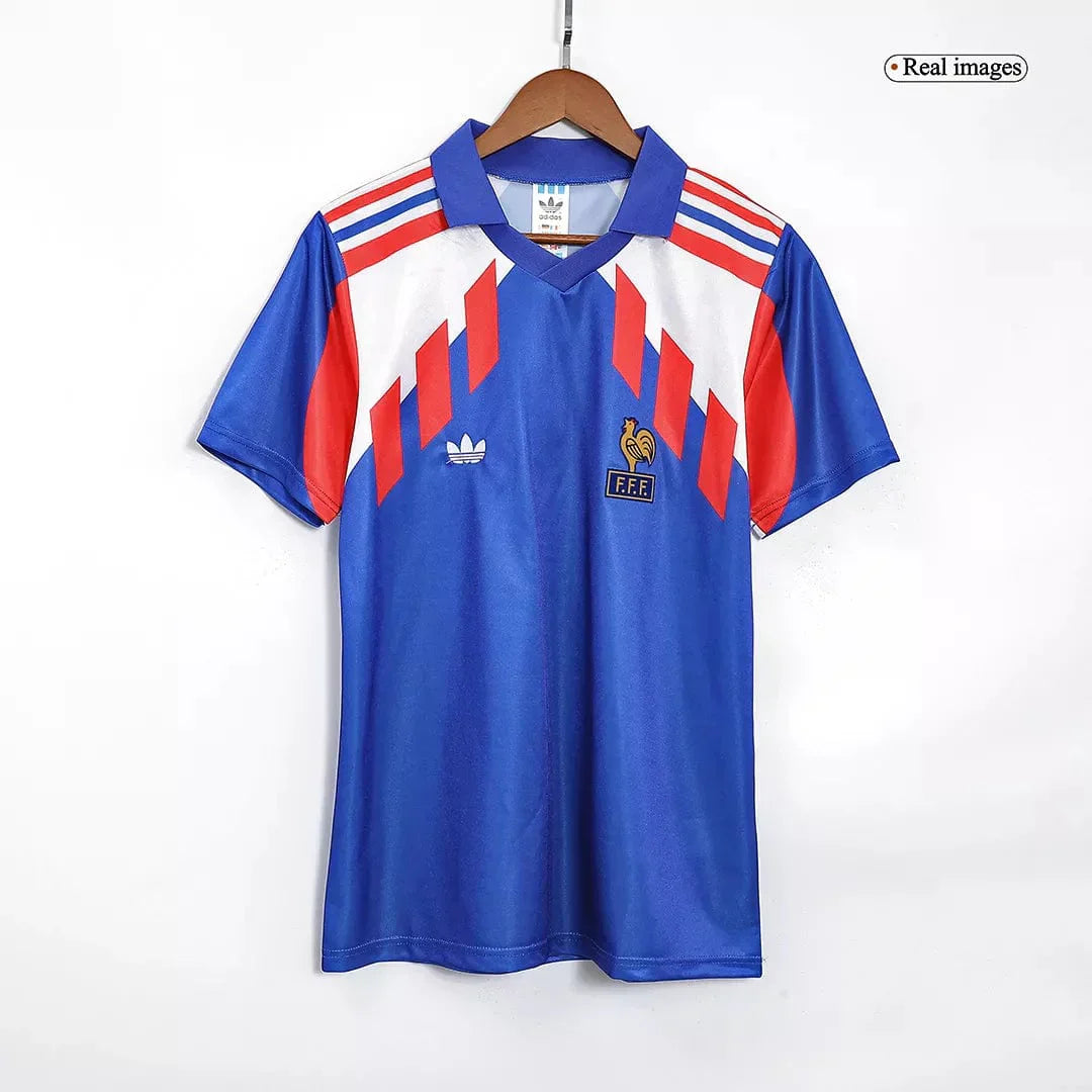 Retro France 1990 World Cup Home Jersey